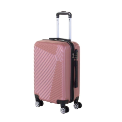 Valija Dudley Rígida Abs Carry On Rosa
