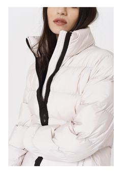 Campera Corta PUFFER Natural - comprar online