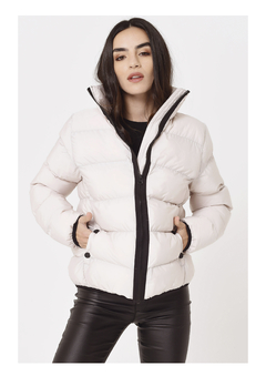 Campera Corta PUFFER Natural - comprar online