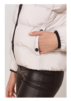 Campera Corta Natural PUFFER - comprar online