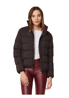 Campera Corta Negra PUFFER - comprar online