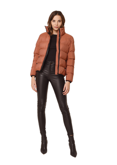 Campera Corta Terracota PUFFER en internet