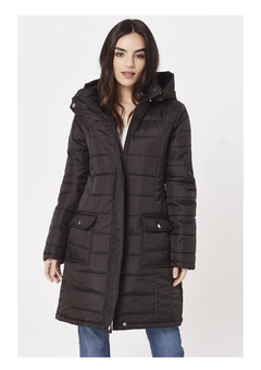 Campera Larga Negra - tienda online