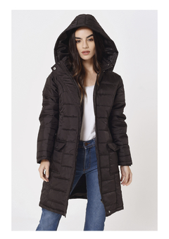 Campera Larga Negra en internet