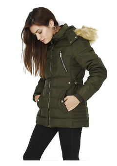 Campera Verde Oscuro ROSE ART102 (talle S al XXL)