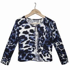Chaqueta Azul Animal Print - T. Unico (S/M/L)