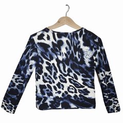 Chaqueta Azul Animal Print - T. Unico (S/M/L) - comprar online
