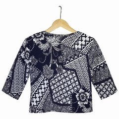 Chaqueta Azul y Blanca Estampada. T. Unico (S/M/L)) en internet