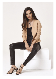 Chaqueta "OLIVIA" Beige Bengalina - comprar online