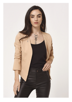Chaqueta "OLIVIA" Beige Bengalina - nofret