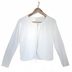 Chaqueta Natural Lisa Mangas Largas - T. U (S/M/L)