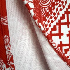 Chaqueta Roja y Blanca Estampada. T. Unico (S/M/L) - tienda online