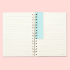 Cuaderno A5 Rayado Frases Turquesa en internet