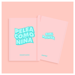 Set Cuaderno Rayado A6 Tapa Blanda + Estuche PVC Niña - nofret