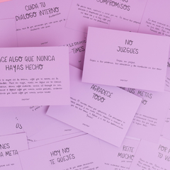 Diario Cuaderno De La Creatividad Emprendedores Color Lila + Postales Desafío - comprar online