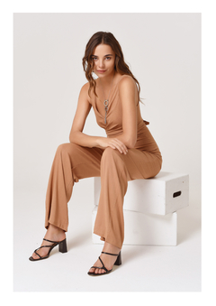 Mono Largo CAMEL Cruzado Escote en V - tienda online