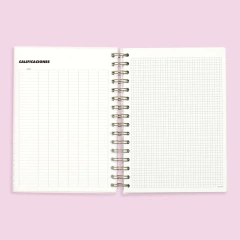 Cuaderno A4 Cuadriculado Anillado Corazones en internet