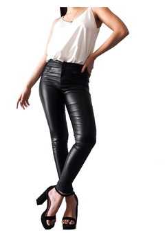 Pantalón Engomado Negro - Comprar en nofret