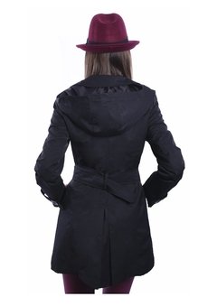 Piloto Impermeable Trench Negro en internet
