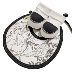 Set babero y escarpines - comprar online
