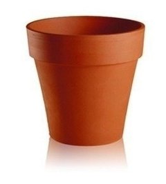 MACETA BARRO COCIDO MODELO CLASICA . VARIEDAD DE MEDIDAS