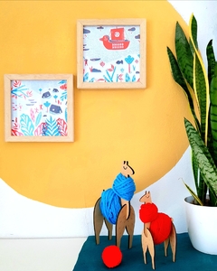Cuadro Rio Paraná x Victoria Rodriguez- 20 x 20 cm - tienda online