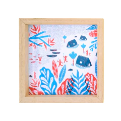Lámina Rio Paraná x Victoria Rodriguez- 20 x 20 cm