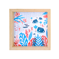 Cuadro Rio Paraná x Victoria Rodriguez- 20 x 20 cm