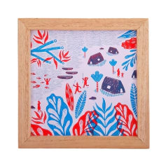 Lámina Rio Paraná x Victoria Rodriguez- 20 x 20 cm - Oh! Pacha