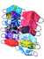 CUBRE BOCA REVERSIBLE PACK X2 UNID. en internet