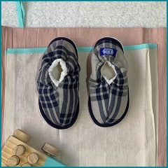 pantuflas Niño Nepal Azul Marino