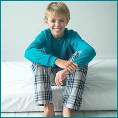 Pijama "Corea Verde petroleo"