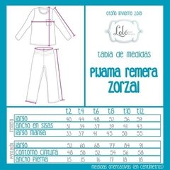 Pijama "Zorzal Azul" en internet