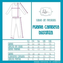 Pijama "Bustinza Celeste" en internet