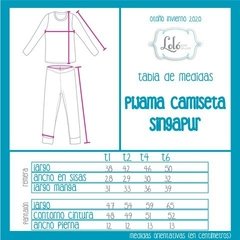 Pijama "Singapur Flores" en internet