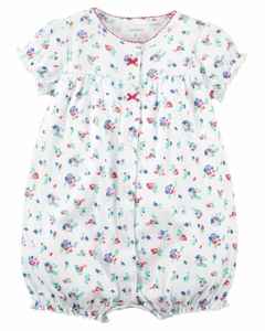 CARTER's Enterito Romper "Floral"