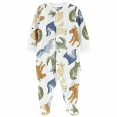 CARTER's Osito Pijama Micropolar Broches "Animales"