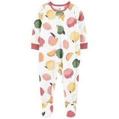 CARTER's Osito Pijama Micropolar Cierre "Fruta"