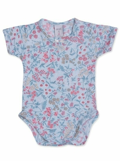 Body Beba Manga Corta "Flores"