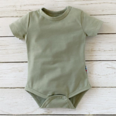 Body Manga Corta Liso "Menta"