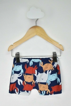 Short Baño Bebé Estampado "Cangrejito"