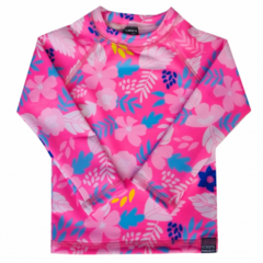 Remera Filtro UV 50 Beba Nena Manga Larga "Maui"