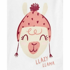 CARTER's Pijama 4 Piezas Remeras Manga Larga, Pantalones "Llama" en internet