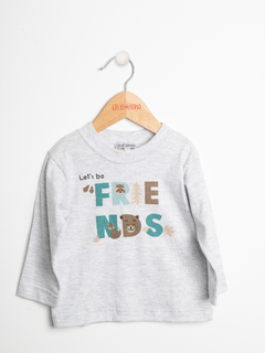 Remera Bebé Manga Larga "Friends"
