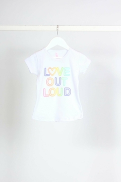 Remera Nena Manga Corta Estampada