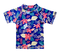 Remera Filtro UV 50 Beba Nena Manga Corta "Maui"