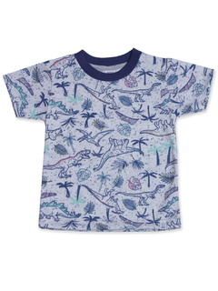 Remera Bebé Manga Corta "Dinosaurios"
