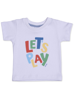 Remera Bebé Manga Corta "Lets Play"