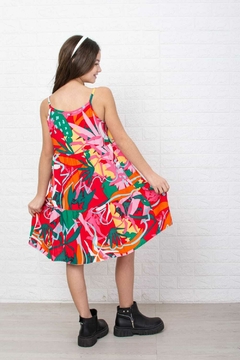 Vestido Nena Solero Poplin "Multicolor" - comprar online