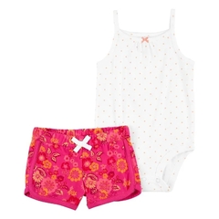 CARTER's Set 2 Piezas Body Musculosa y Short "Floral"